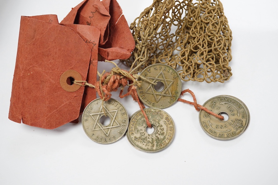 A quantity of sundry coins and bank notes. Condition - varies